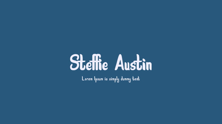 Steffie Austin Font
