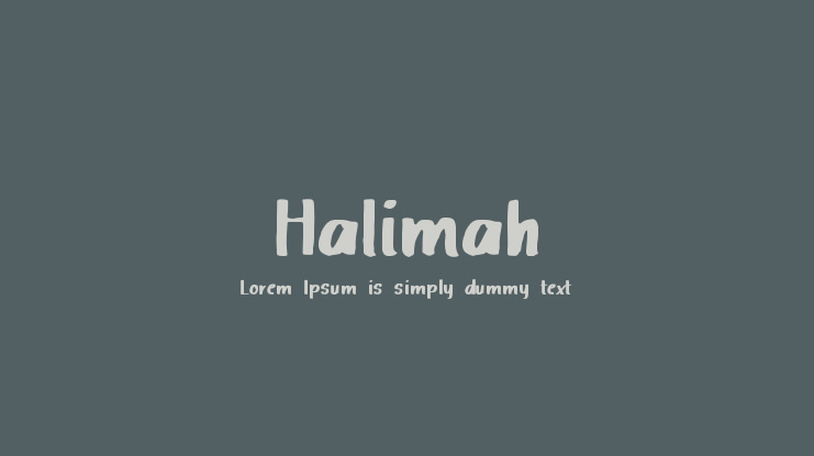 Halimah Font