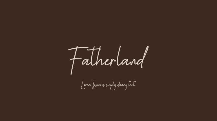 Fatherland Font