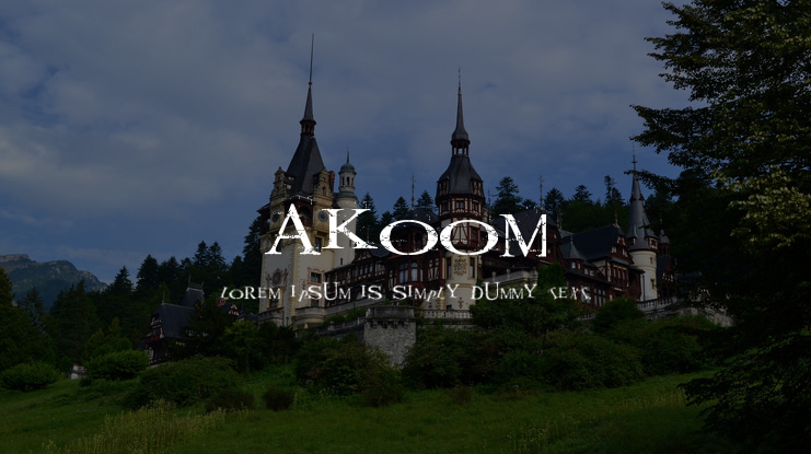 Akoom Font