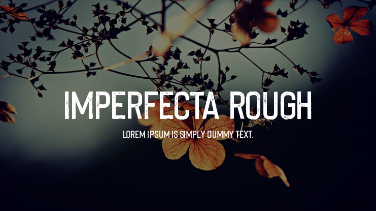 Imperfecta Rough Font