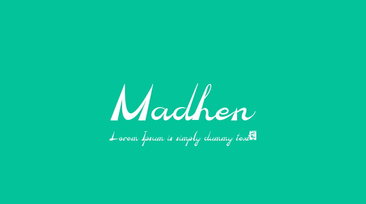 Madhen Font