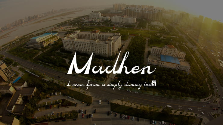 Madhen Font