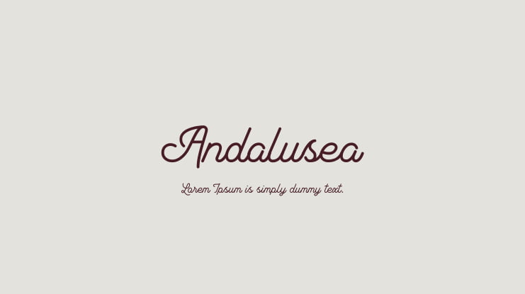 Andalusea Font
