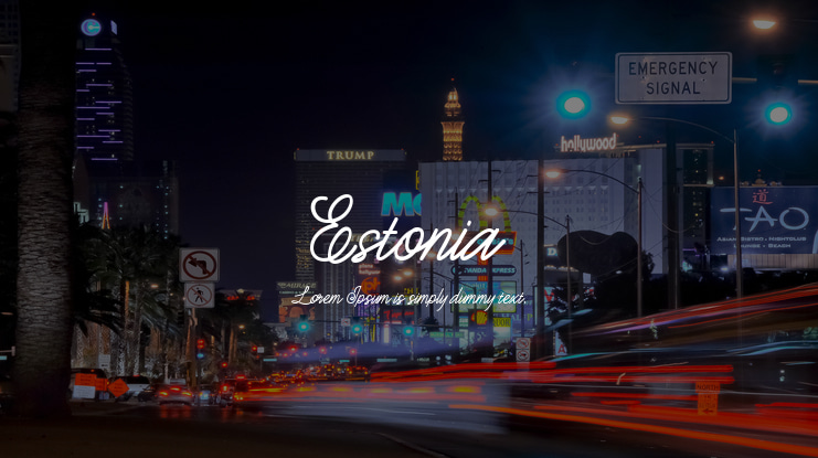 Estonia Font