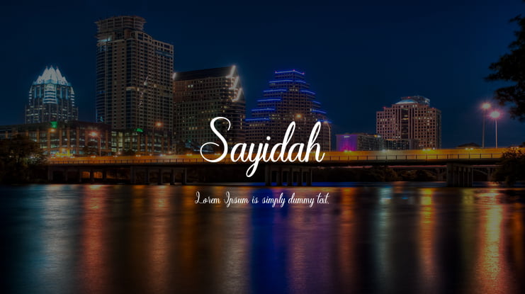 Sayidah Font