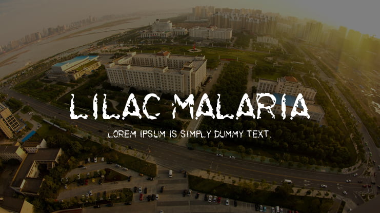 Lilac Malaria Font
