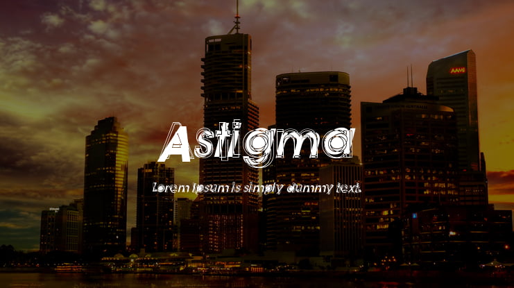 Astigma Font