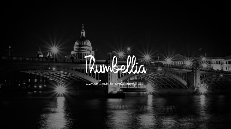 Thumbellia Font
