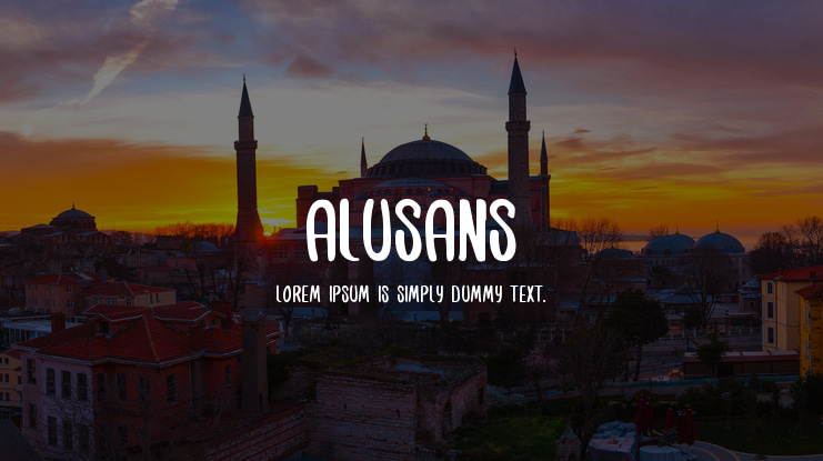 Alusans Font