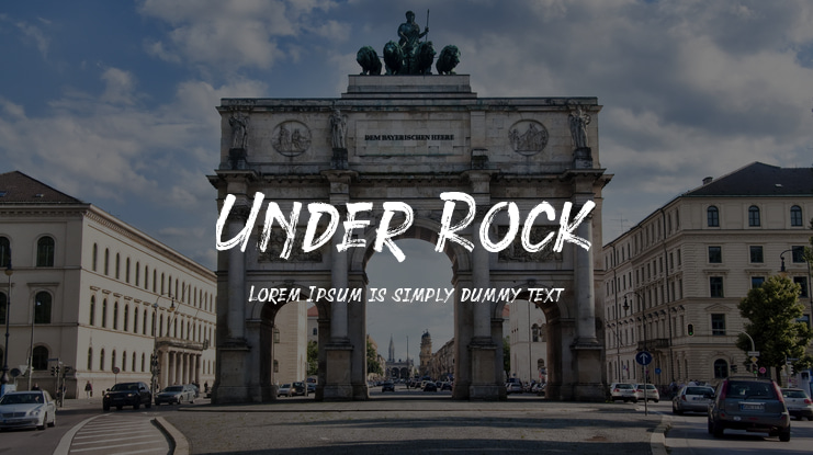 Under Rock Font