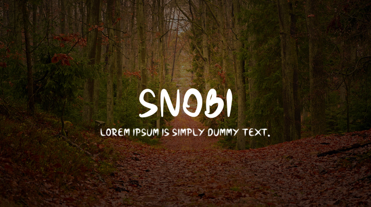 Snobi Font