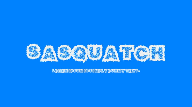 Sasquatch Font