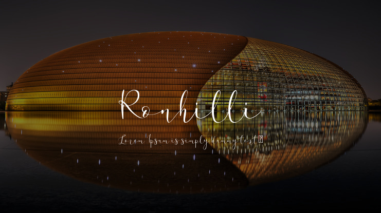 Ronhilli Font