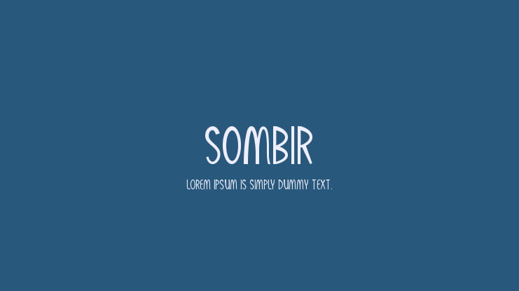 Sombir Font