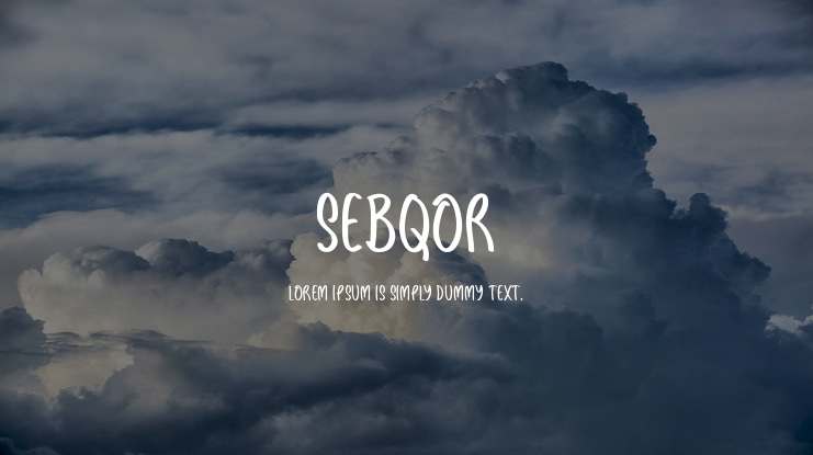 Sebqor Font
