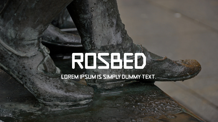 Rosbed Font