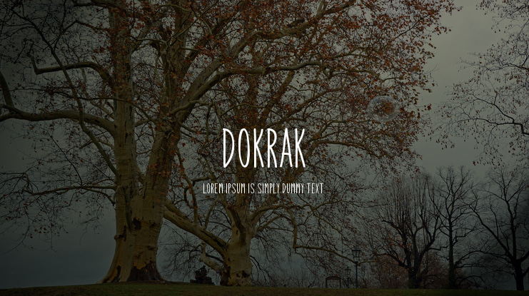 Dokrak Font