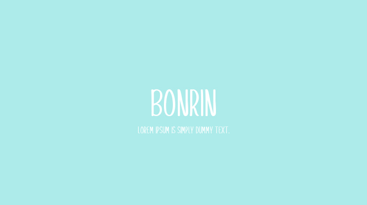 Bonrin Font