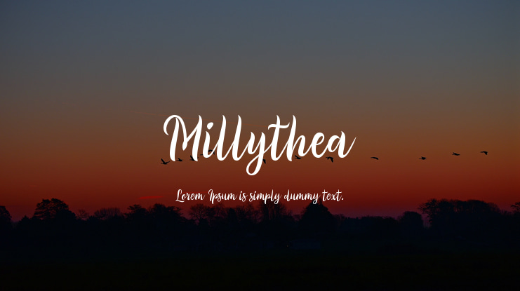 Millythea Font