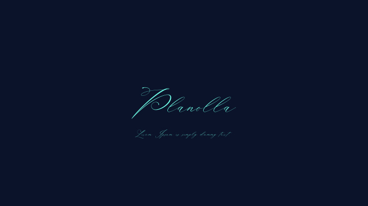 Planolla Font