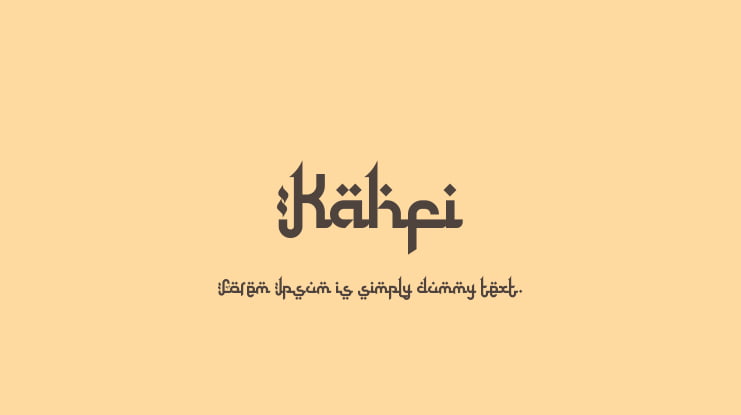 Download Free Kahfi Font Download Free For Desktop Webfont Fonts Typography