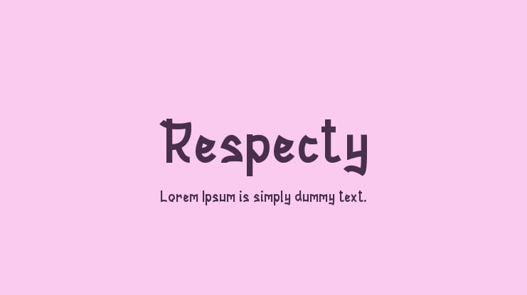 Respecty Font