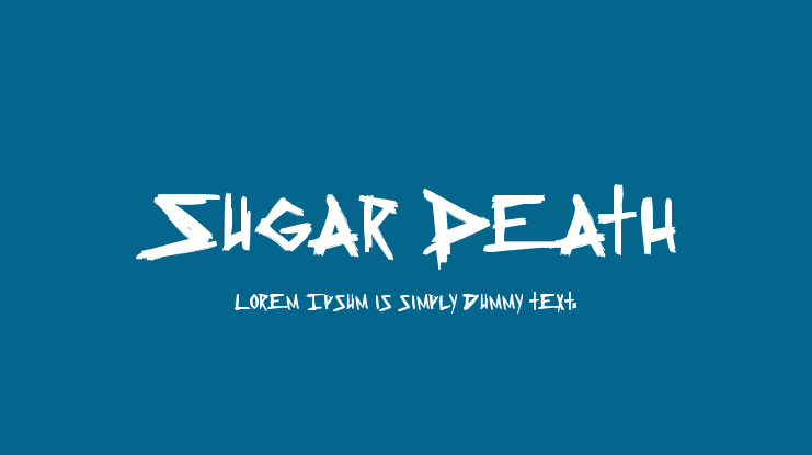 Sugar Death 2 Font Family