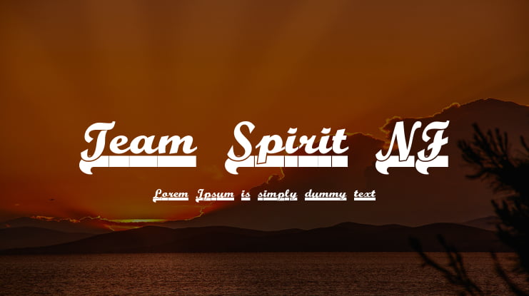 Team Spirit NF Font