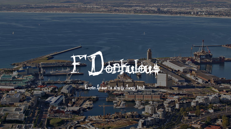 F'Donkulous Font