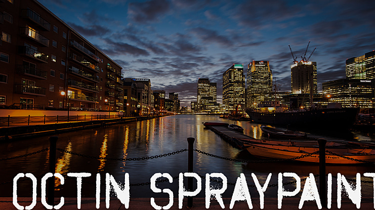Octin Spraypaint Font