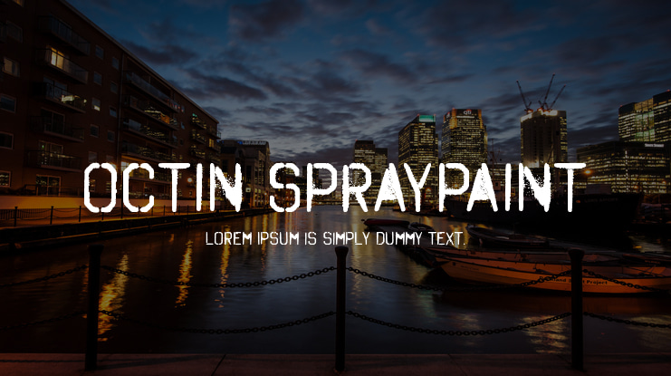 Octin Spraypaint Font