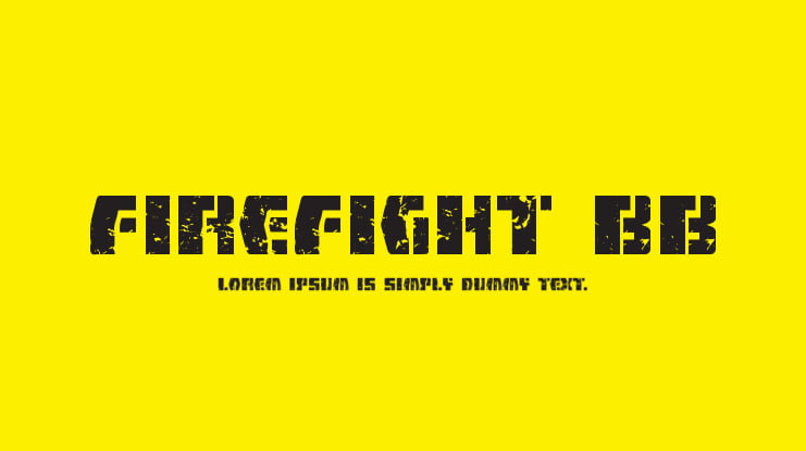 FireFight BB Font