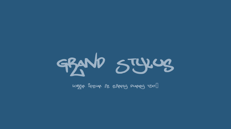 Grand Stylus Font