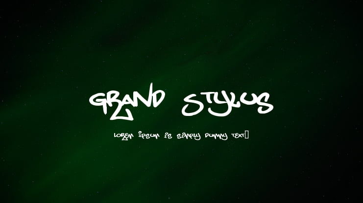 Grand Stylus Font