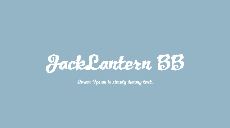 JackLantern BB Font