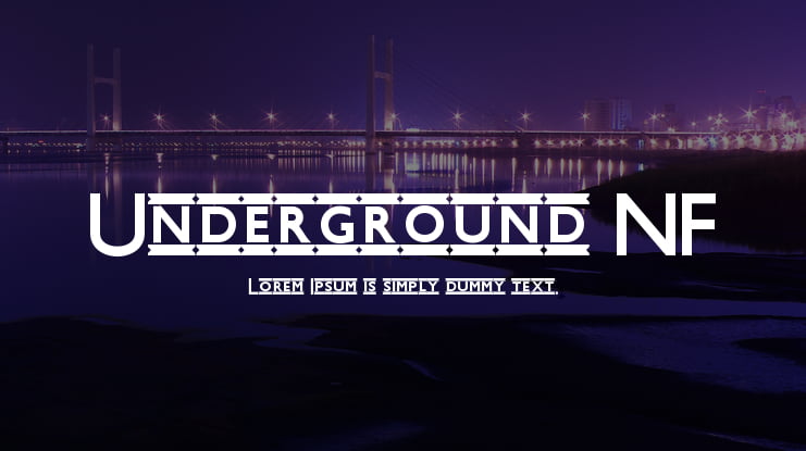 Underground NF Font