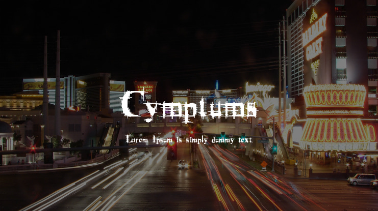 Cymptums Font