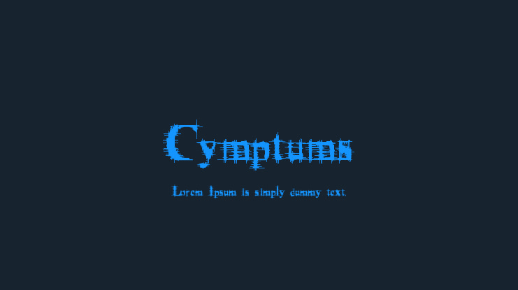Cymptums Font