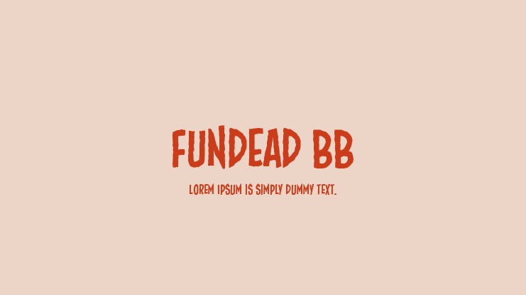 Fundead BB Font Family