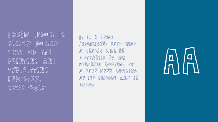 Just a dream Hollow Font Family
