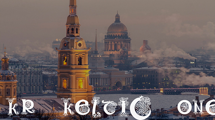 KR Keltic One Font