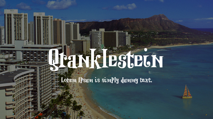 Qranklestein Font
