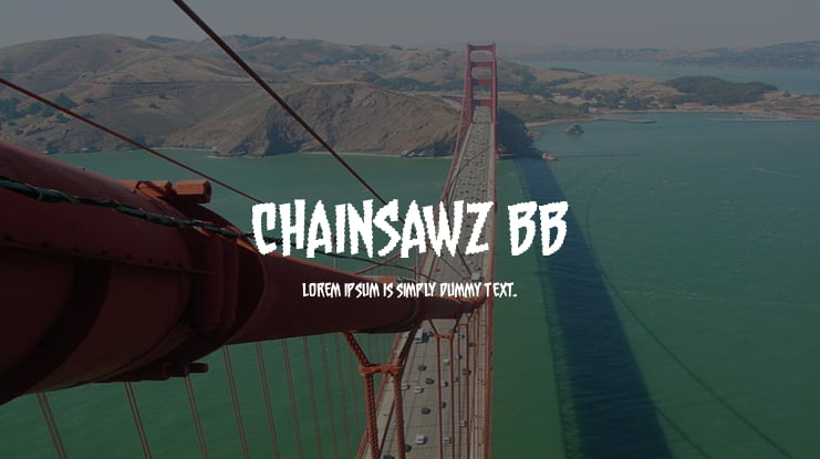 Chainsawz BB Font Family