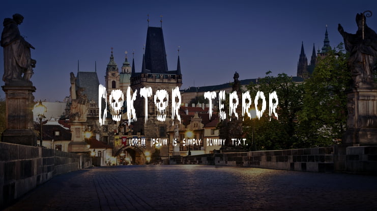 DOKTOR terror Font