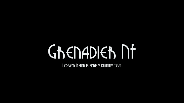 Grenadier NF Font