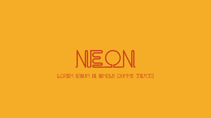 Neon Font