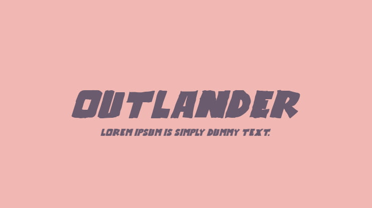 Outlander Font Family