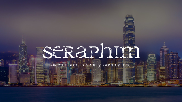 Seraphim Font