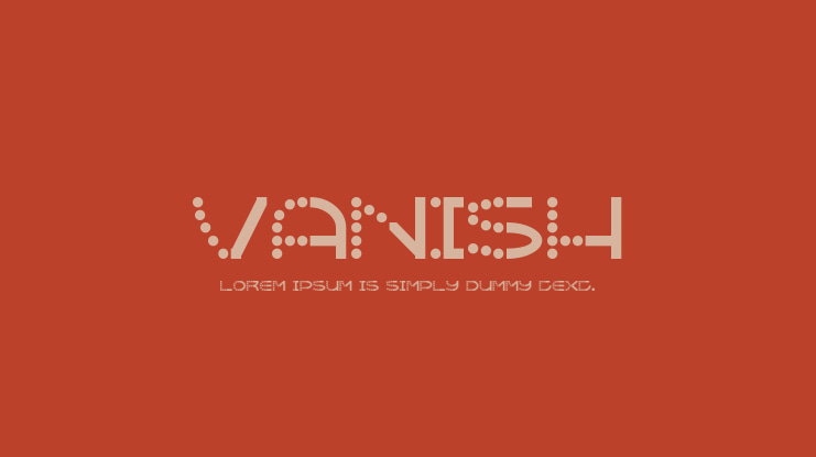 Vanish Font